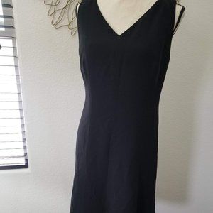 Ann Taylor Loft Black Fit & Flare Dress